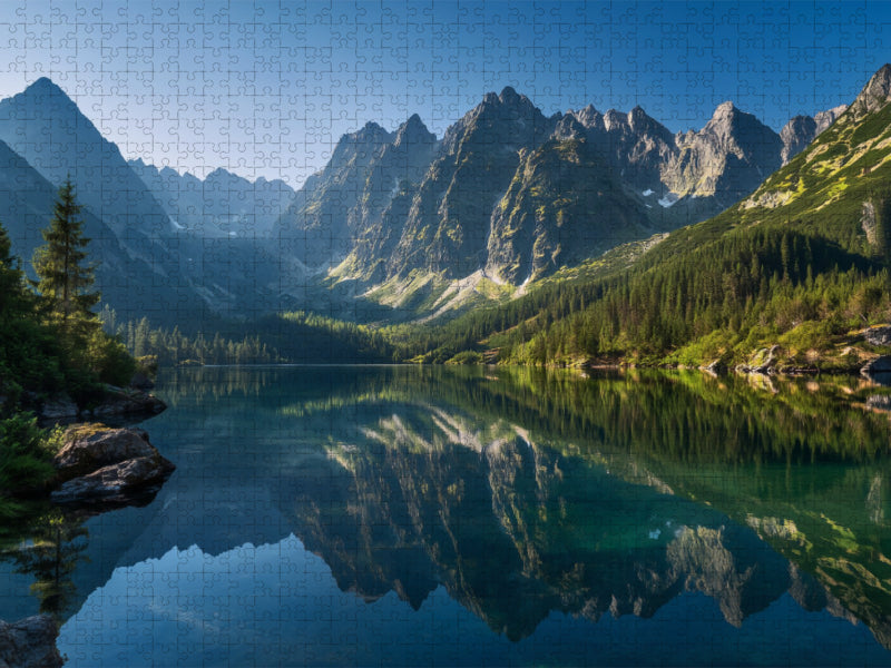 Wo Wasser fließt, blüht das Leben - CALVENDO Foto-Puzzle'