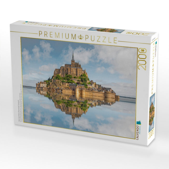 Mont Saint Michel, Normandie, Frankreich - CALVENDO Foto-Puzzle'