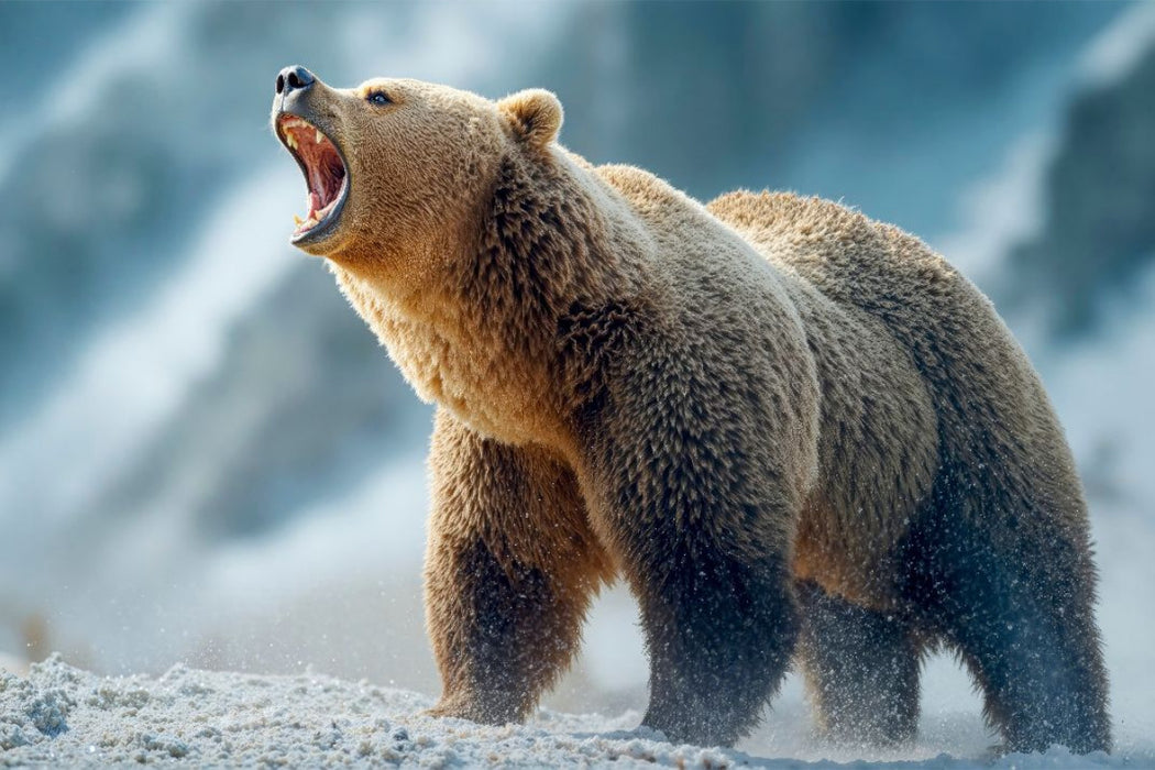 Premium Textil-Leinwand Seht her - hier bin ich