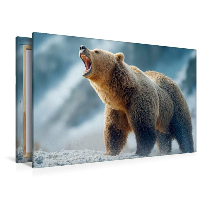 Premium Textil-Leinwand Seht her - hier bin ich