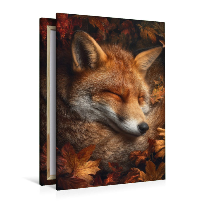 Premium Textil-Leinwand Niedlichkeit ohne Verfallsdatum