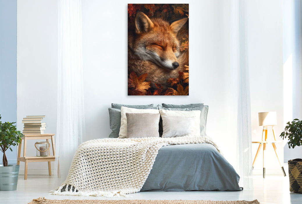 Premium Textil-Leinwand Niedlichkeit ohne Verfallsdatum