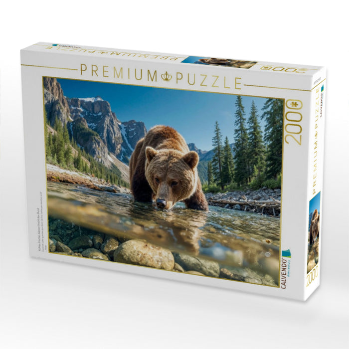 Kühles frisches Wasser löscht den Durst - CALVENDO Foto-Puzzle'