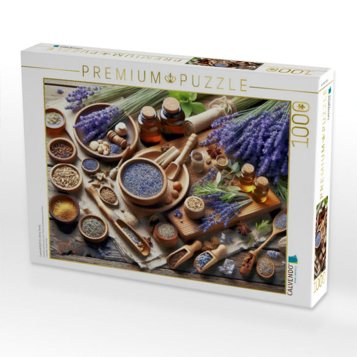 Lavendelduft für deine Seele. - CALVENDO Foto-Puzzle'