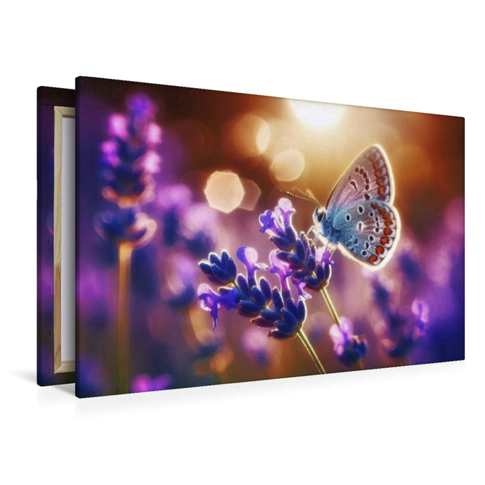 Premium Textil-Leinwand Entspannung beginnt mit einem Atemzug.