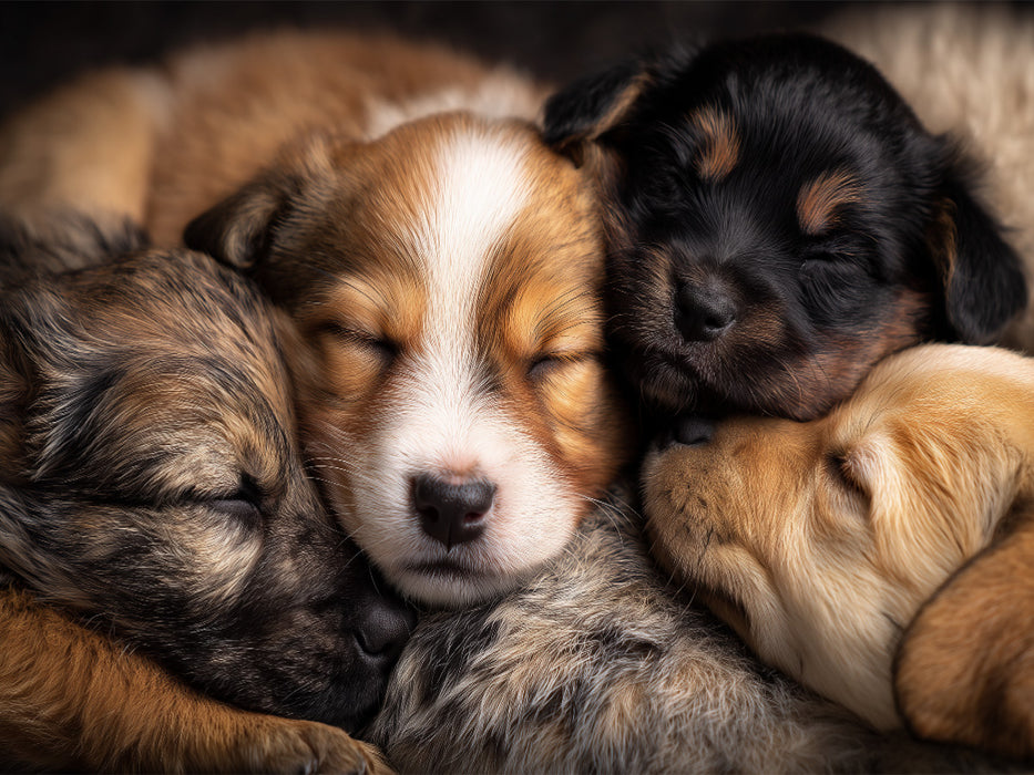 Sanfte Seelen in pelzigem Gewand - CALVENDO Foto-Puzzle'