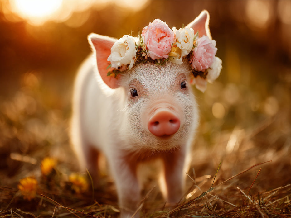 Manchmal braucht Glück einfach nur Fell - CALVENDO Foto-Puzzle'