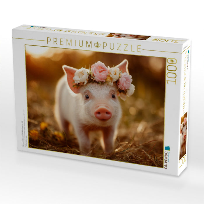 Manchmal braucht Glück einfach nur Fell - CALVENDO Foto-Puzzle'