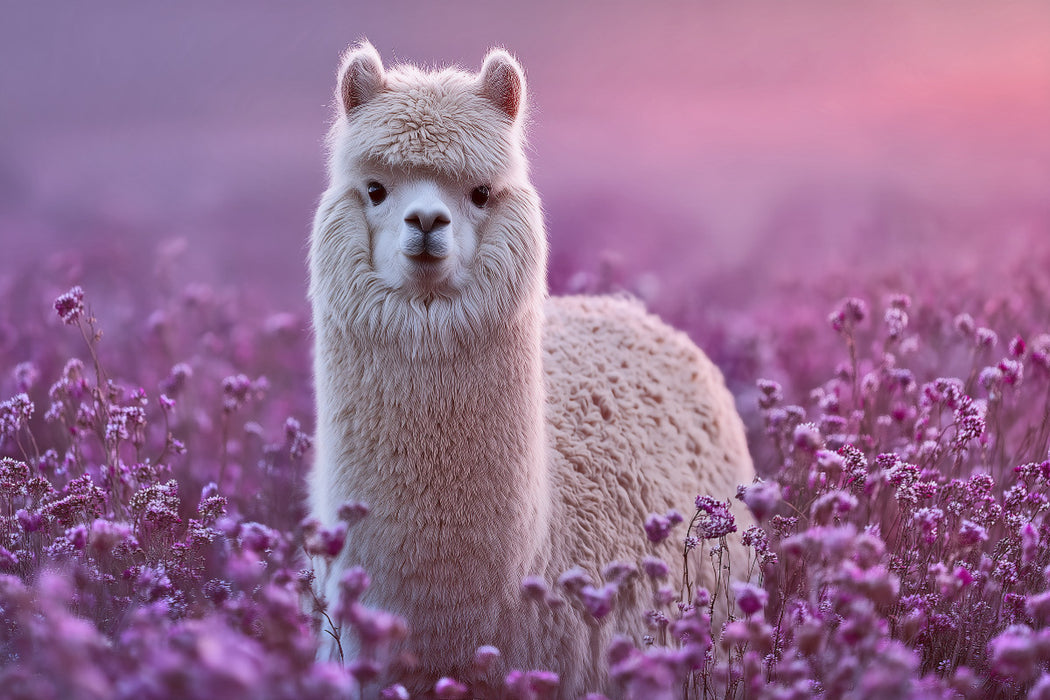 Premium Textil-Leinwand Liebe in ihrer flauschigsten Form