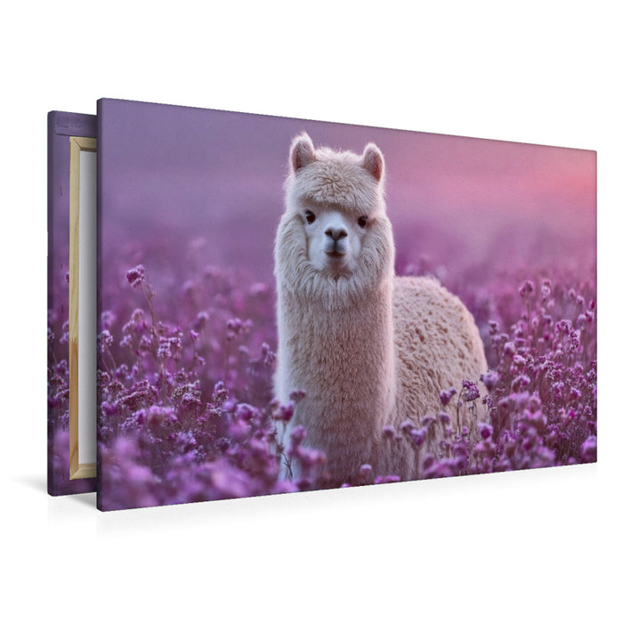 Premium Textil-Leinwand Liebe in ihrer flauschigsten Form