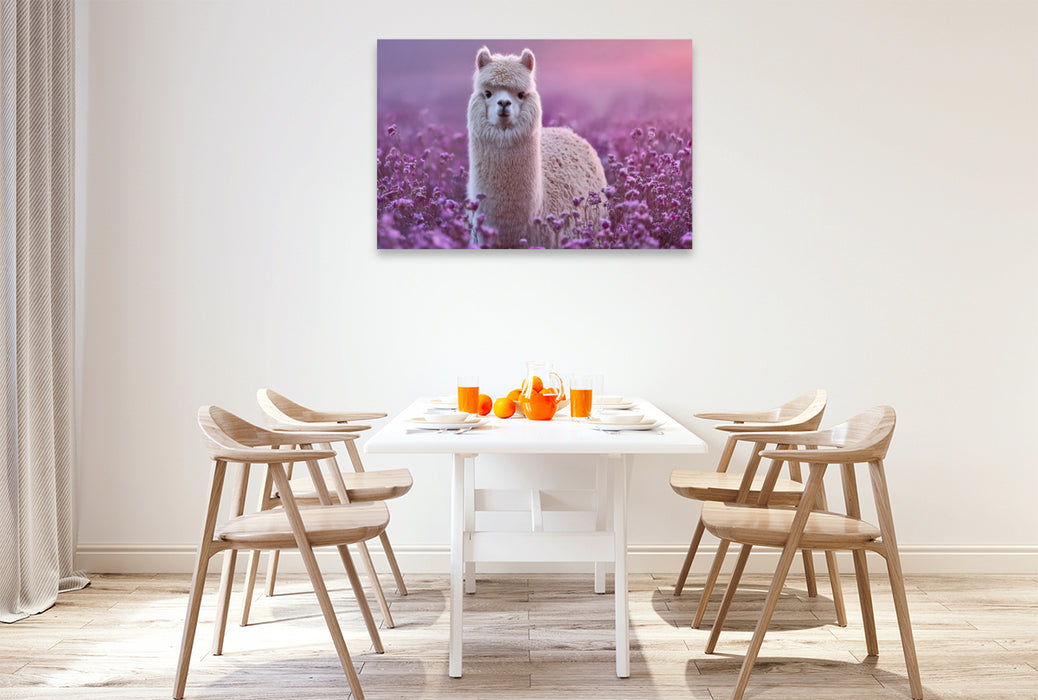 Premium Textil-Leinwand Liebe in ihrer flauschigsten Form