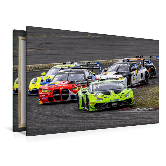 Premium Textil-Leinwand Lamborghini Huracán GT3 Evo2, GRT Grasser-Racing-Team