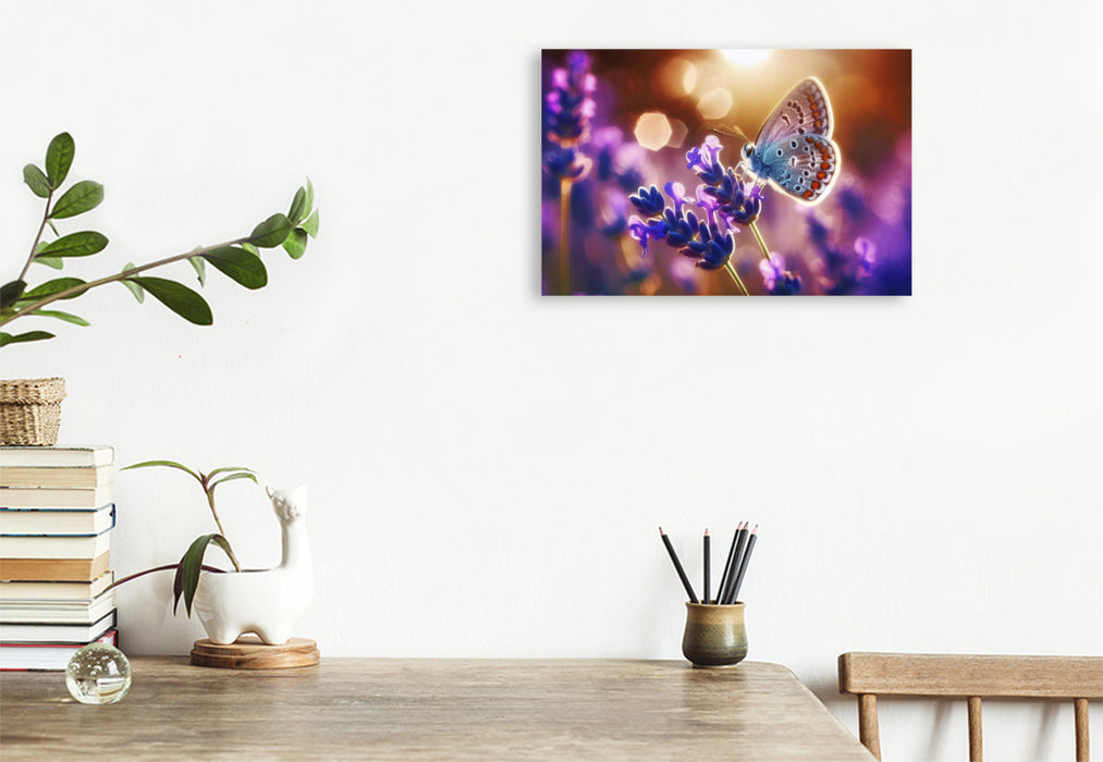 Premium Textil-Leinwand Entspannung beginnt mit einem Atemzug.