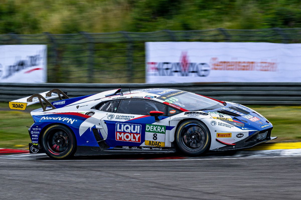 Premium Textil-Leinwand Lamborghini Huracán GT3 Evo II, Liqui Moly Team Engstler