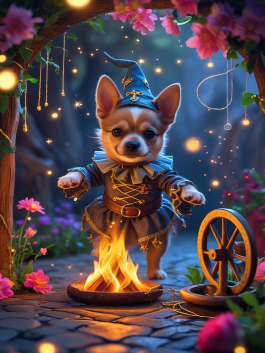 Rumpelstilzchen-Hundewelpe - CALVENDO Foto-Puzzle'