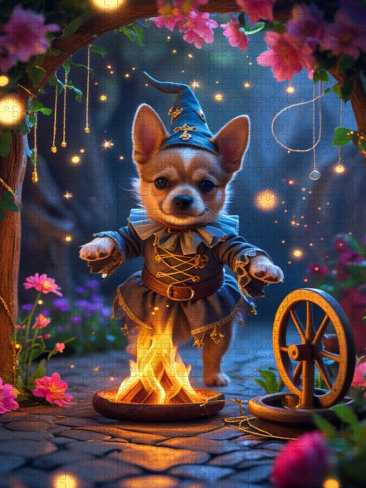 Rumpelstilzchen-Hundewelpe - CALVENDO Foto-Puzzle'