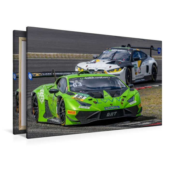 Premium Textil-Leinwand Lamborghini Huracán GT3 Evo2, GRT Grasser-Racing-Team