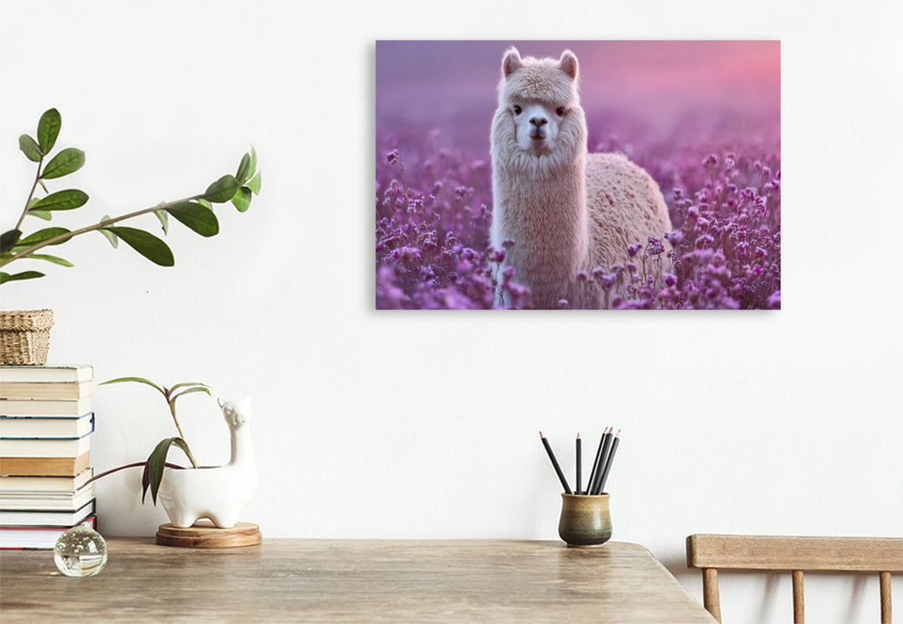 Premium Textil-Leinwand Liebe in ihrer flauschigsten Form