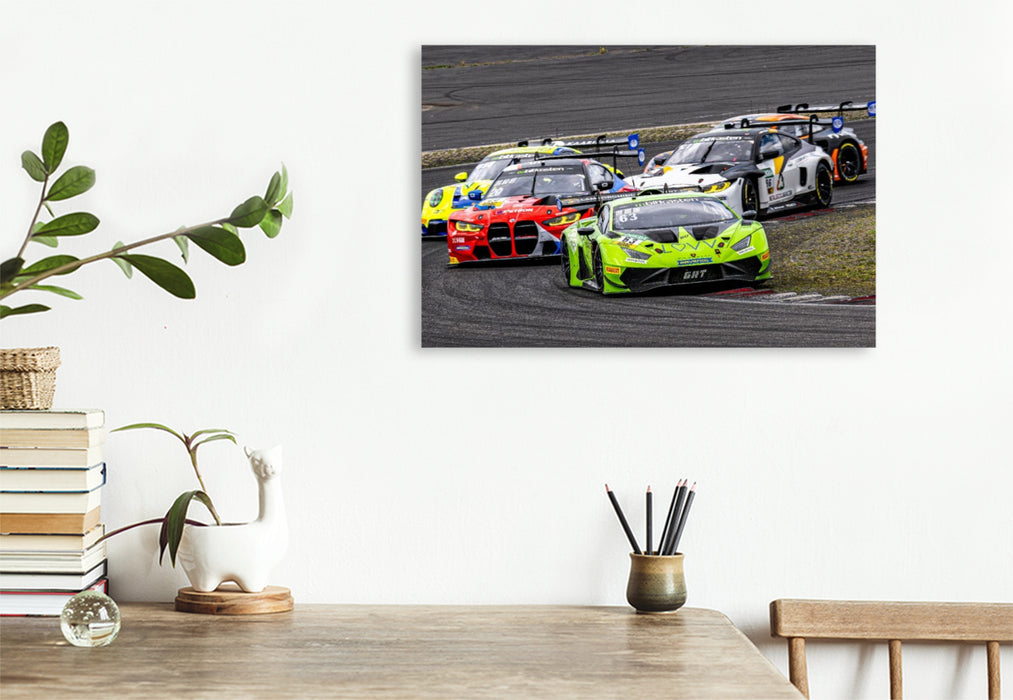 Premium Textil-Leinwand Lamborghini Huracán GT3 Evo2, GRT Grasser-Racing-Team