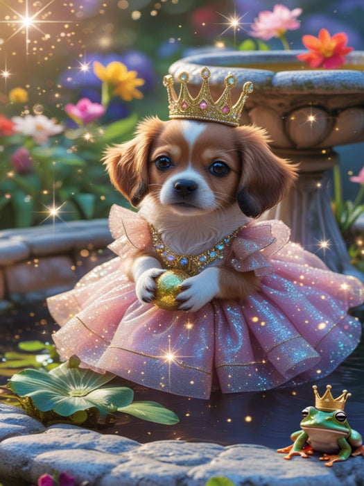 Die Froschkönig-Prinzessin - CALVENDO Foto-Puzzle'