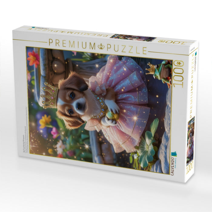 Die Froschkönig-Prinzessin - CALVENDO Foto-Puzzle'