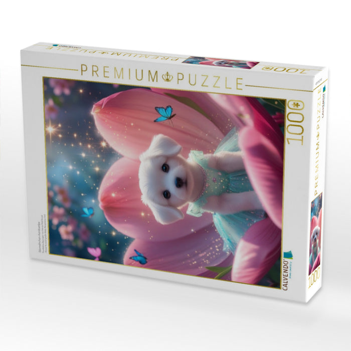 Däumelinchen-Hundewelpe - CALVENDO Foto-Puzzle'