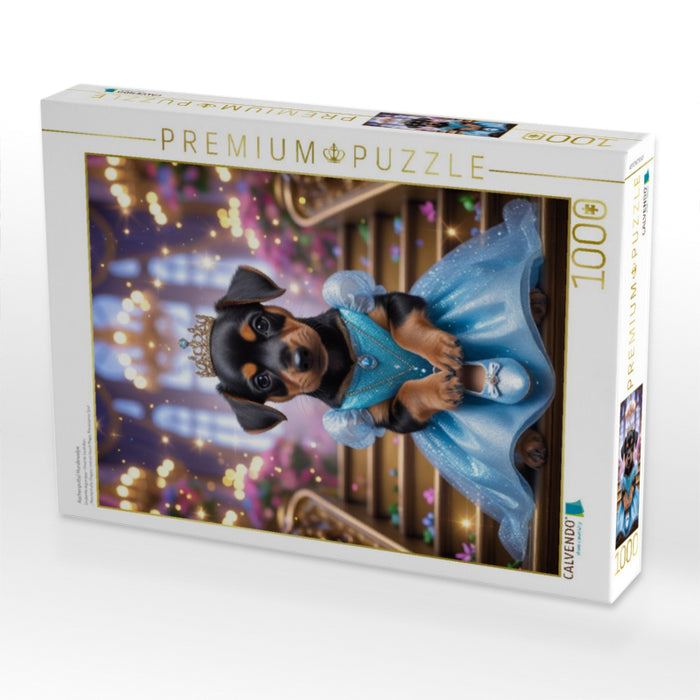 Aschenputtel Hundewelpe - CALVENDO Foto-Puzzle'