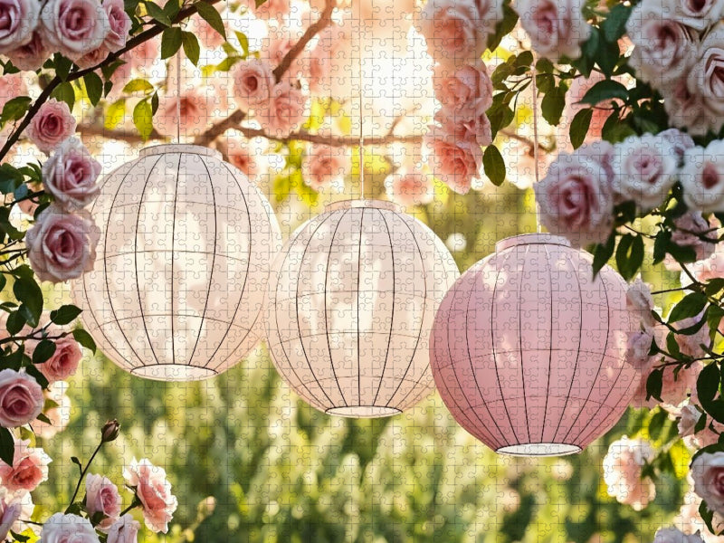 Sommerzauber aus Papierlaternen - CALVENDO Foto-Puzzle'