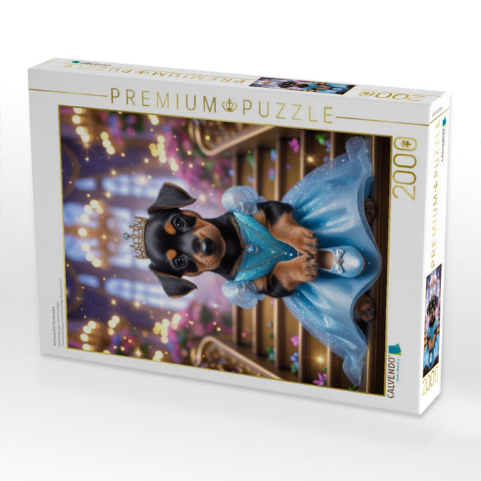 Aschenputtel Hundewelpe - CALVENDO Foto-Puzzle'