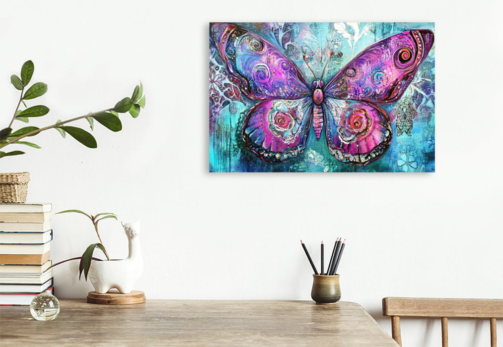 Premium Textil-Leinwand Zart