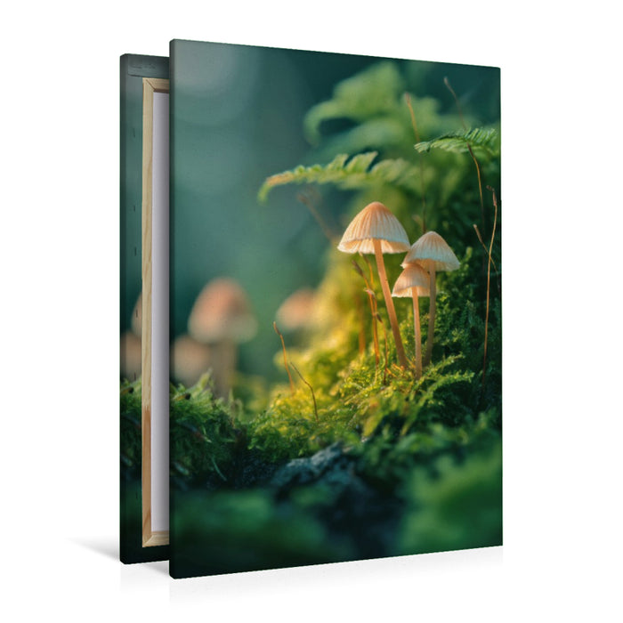 Premium Textil-Leinwand Majestätische Ruhe, ein Augenblick in Freiheit