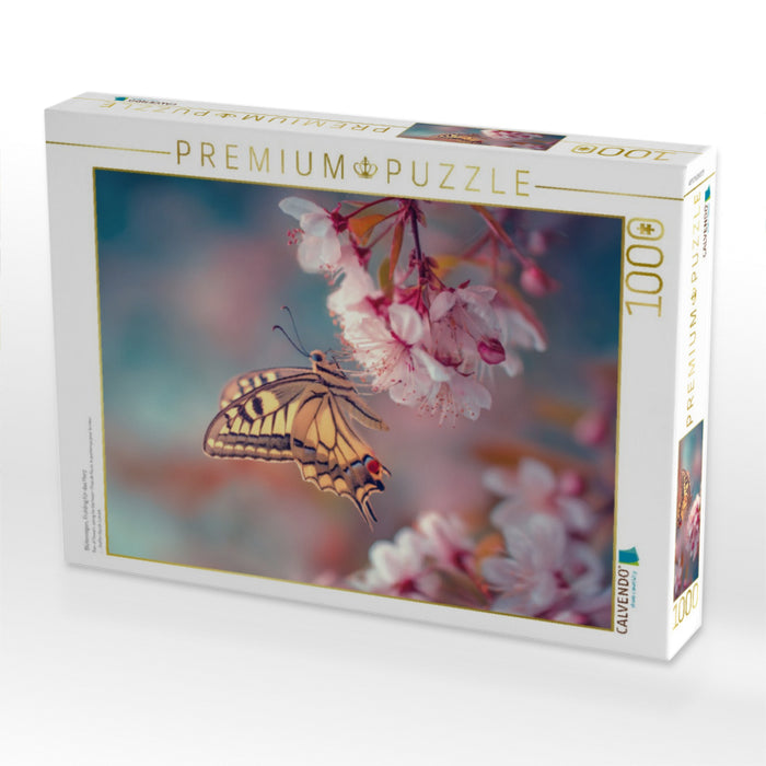 Blütenregen, Frühling für das Herz - CALVENDO Foto-Puzzle'