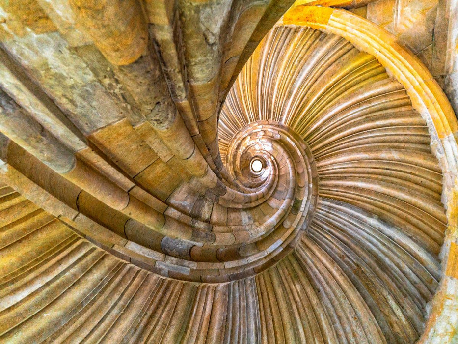 Großer Wendelstein mit freitragender Treppe in Torgau. - CALVENDO Foto-Puzzle'