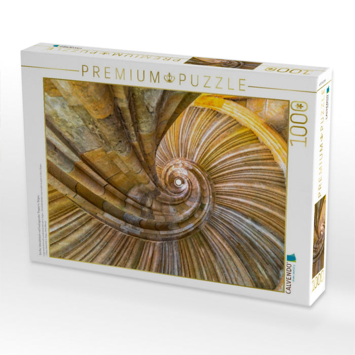 Großer Wendelstein mit freitragender Treppe in Torgau. - CALVENDO Foto-Puzzle'