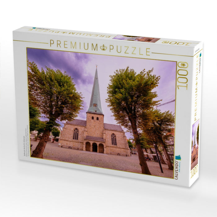 Delbrück, Kirche St. Johannes - CALVENDO Foto-Puzzle'