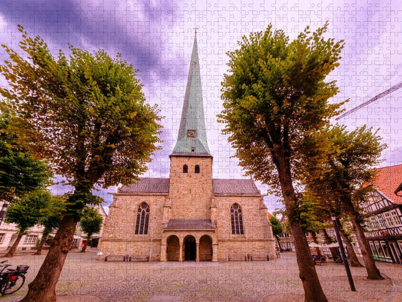 Delbrück, Kirche St. Johannes - CALVENDO Foto-Puzzle'