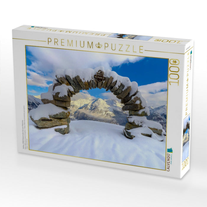 Sölden, 2000 Höhenmeter bis zum Gletscher. - CALVENDO Foto-Puzzle'