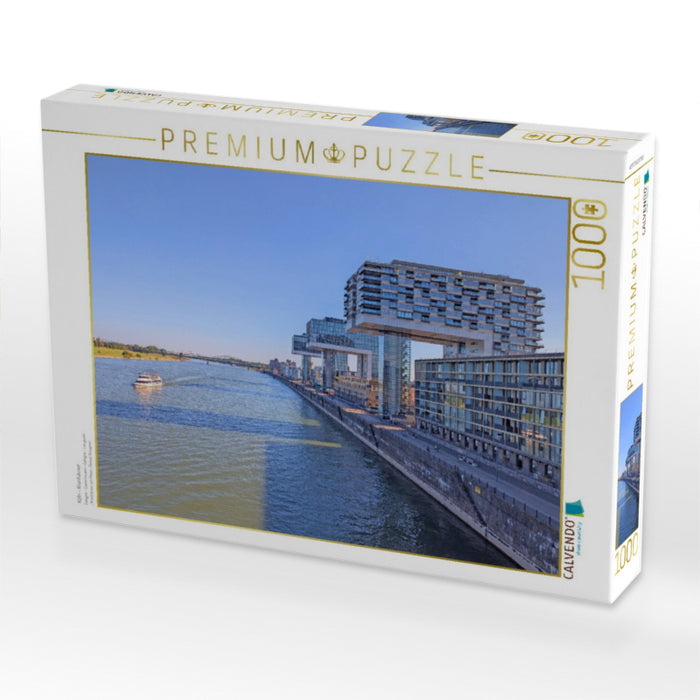 Köln - Kranhäuser - CALVENDO Foto-Puzzle'