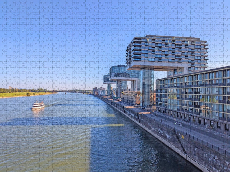 Köln - Kranhäuser - CALVENDO Foto-Puzzle'