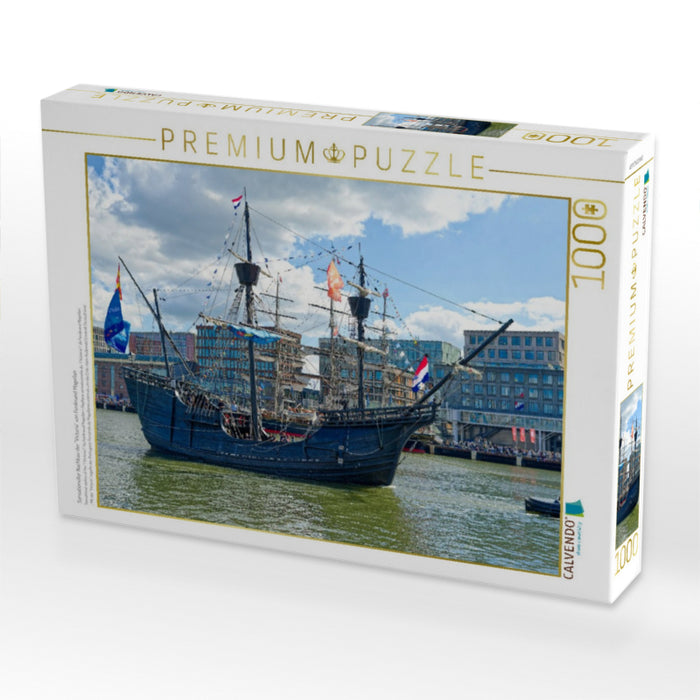 Sensationeller Nachbau der "Victoria" von Ferdinand Magellan - CALVENDO Foto-Puzzle'