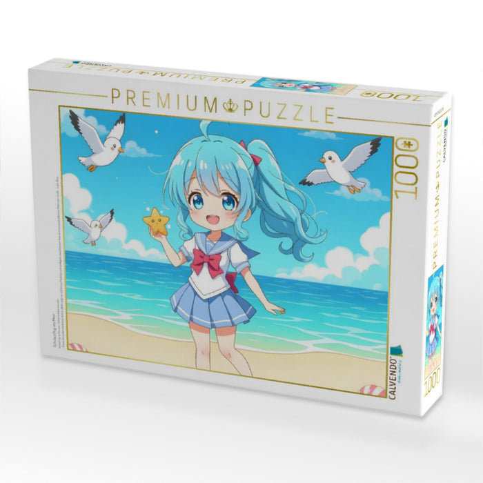 Schulausflug ans Meer - CALVENDO Foto-Puzzle'