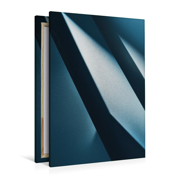 Premium Textil-Leinwand Weniger ist mehr und schöner