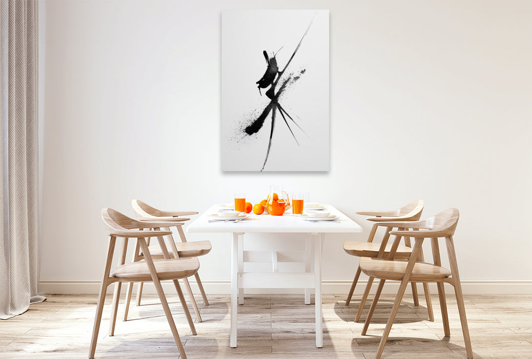 Premium Textil-Leinwand In der Einfachheit liegt die vollkommene Harmonie