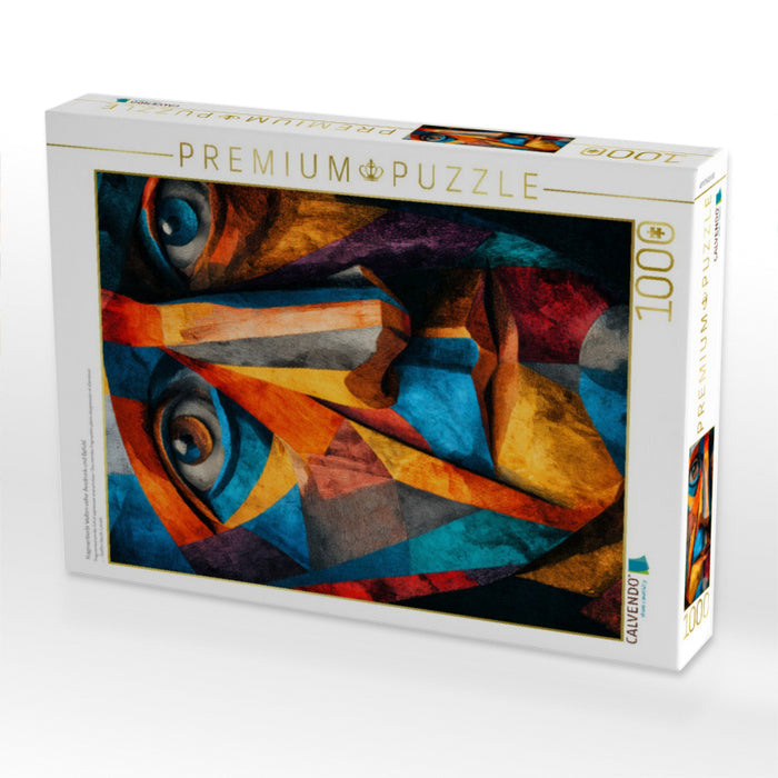 Fragmentierte Welten voller Ausdruck und Gefühl - CALVENDO Foto-Puzzle'