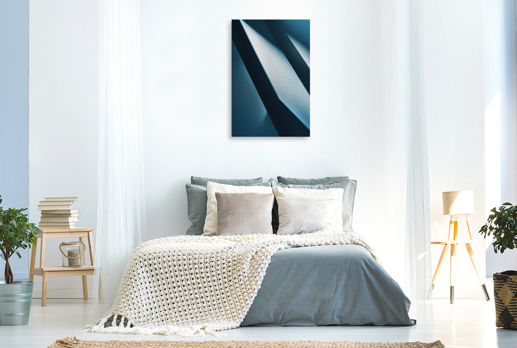 Premium Textil-Leinwand Weniger ist mehr und schöner