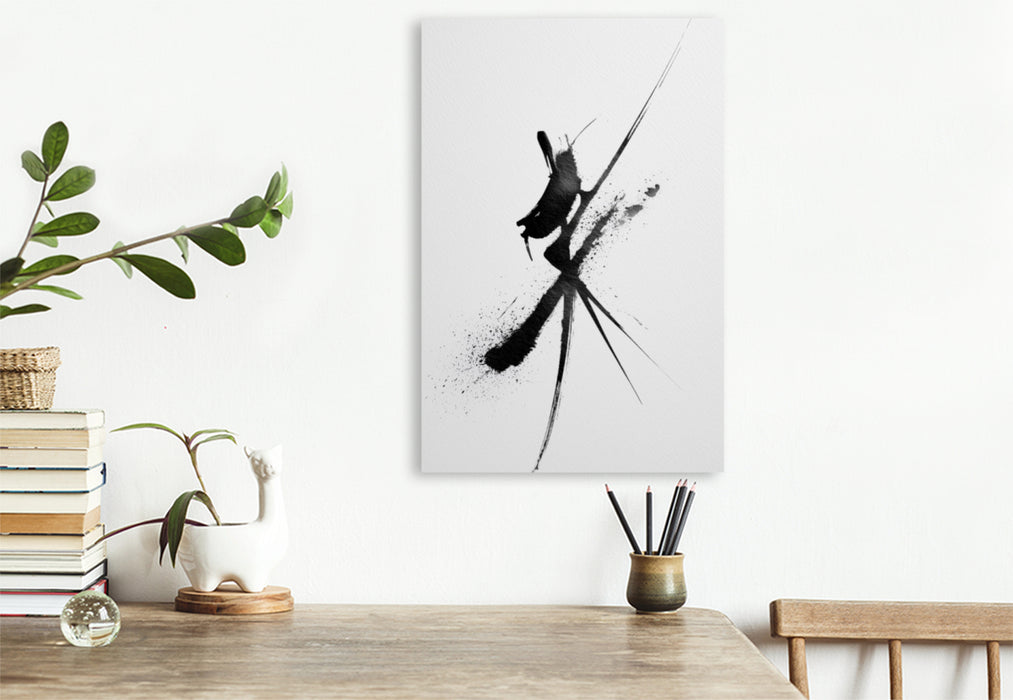 Premium Textil-Leinwand In der Einfachheit liegt die vollkommene Harmonie