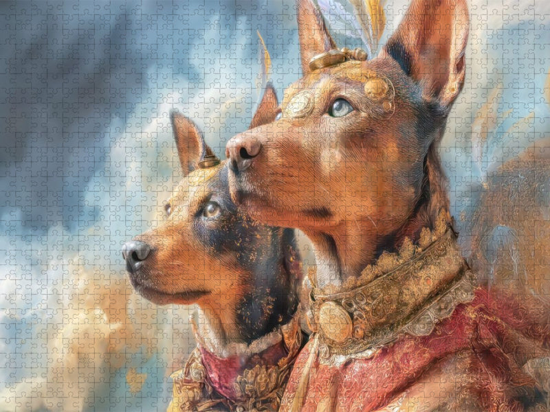 Punkerhunde - CALVENDO Foto-Puzzle'