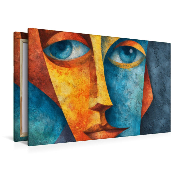 Premium Textil-Leinwand Picasso-Cubismus