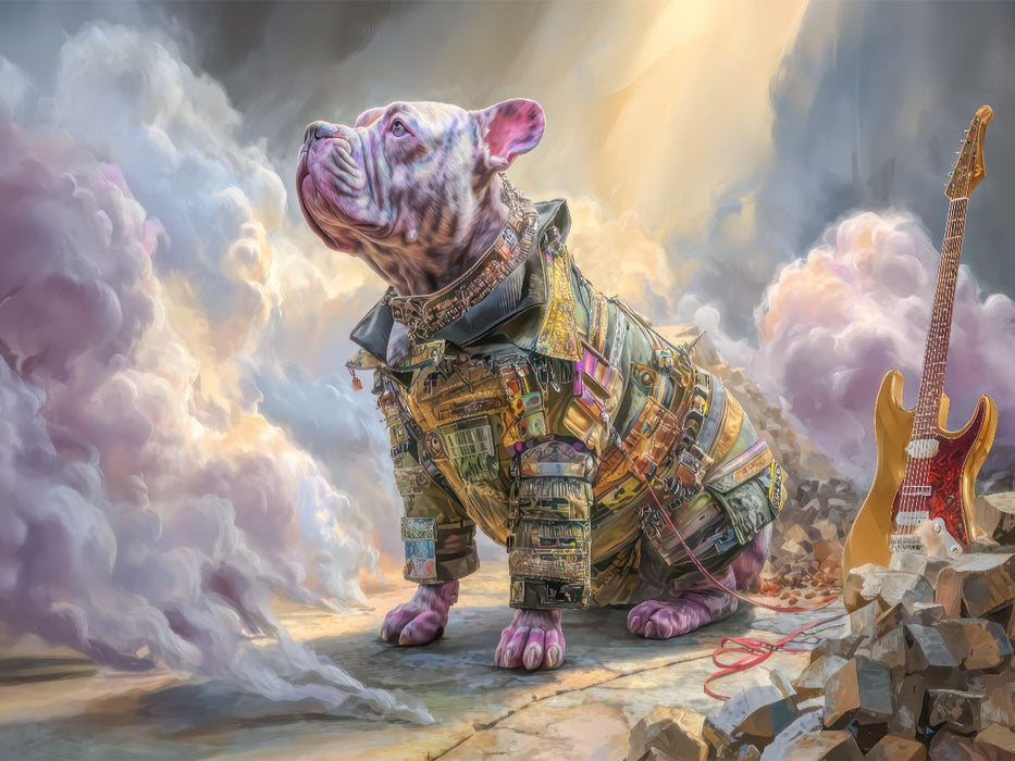 Punkerhunde - CALVENDO Foto-Puzzle'