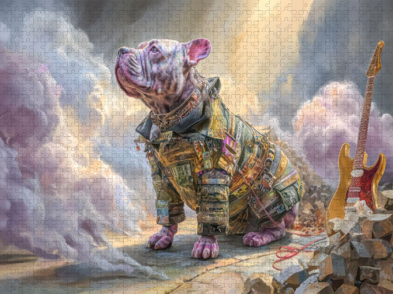 Punkerhunde - CALVENDO Foto-Puzzle'